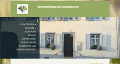 Desktop Screenshot of gemeinschaftspraxis-schwabenheim.de
